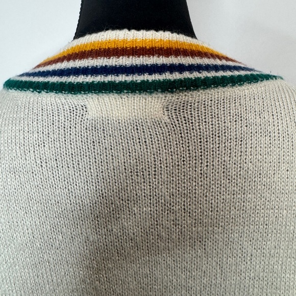 Maurices Star Print Pullover Sweater Beige - Picture 5 of 10